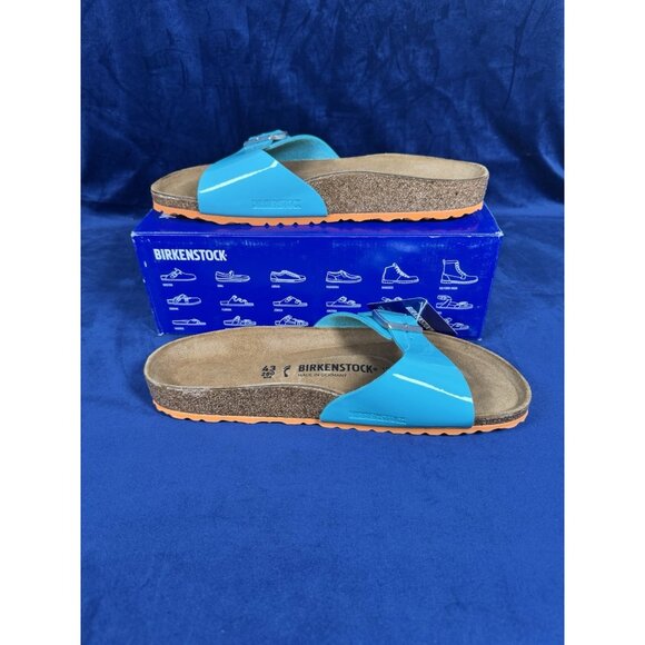 NEW Birkenstock Madrid BS Lack Ocean Green EU 43 Men\'s 10 Women\'s 12 0233/0234 main image 5